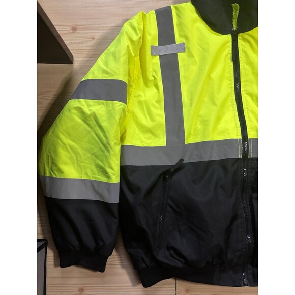 FedEx Reflective Winter MCR Safety Luminator Jacket High Res Uniform 2XL - Picture 2 of 12